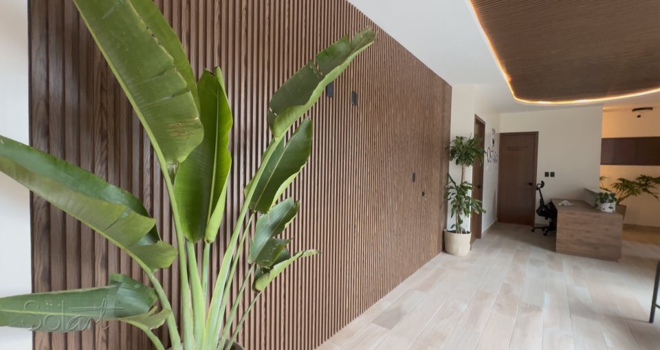 Lambrin para interior en hospital