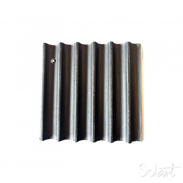 Lambrin Int. Panel Ondulado Ébano Brillante Solart