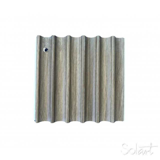 Lambrin Int. Panel Ondulado Nogal Humo Solart