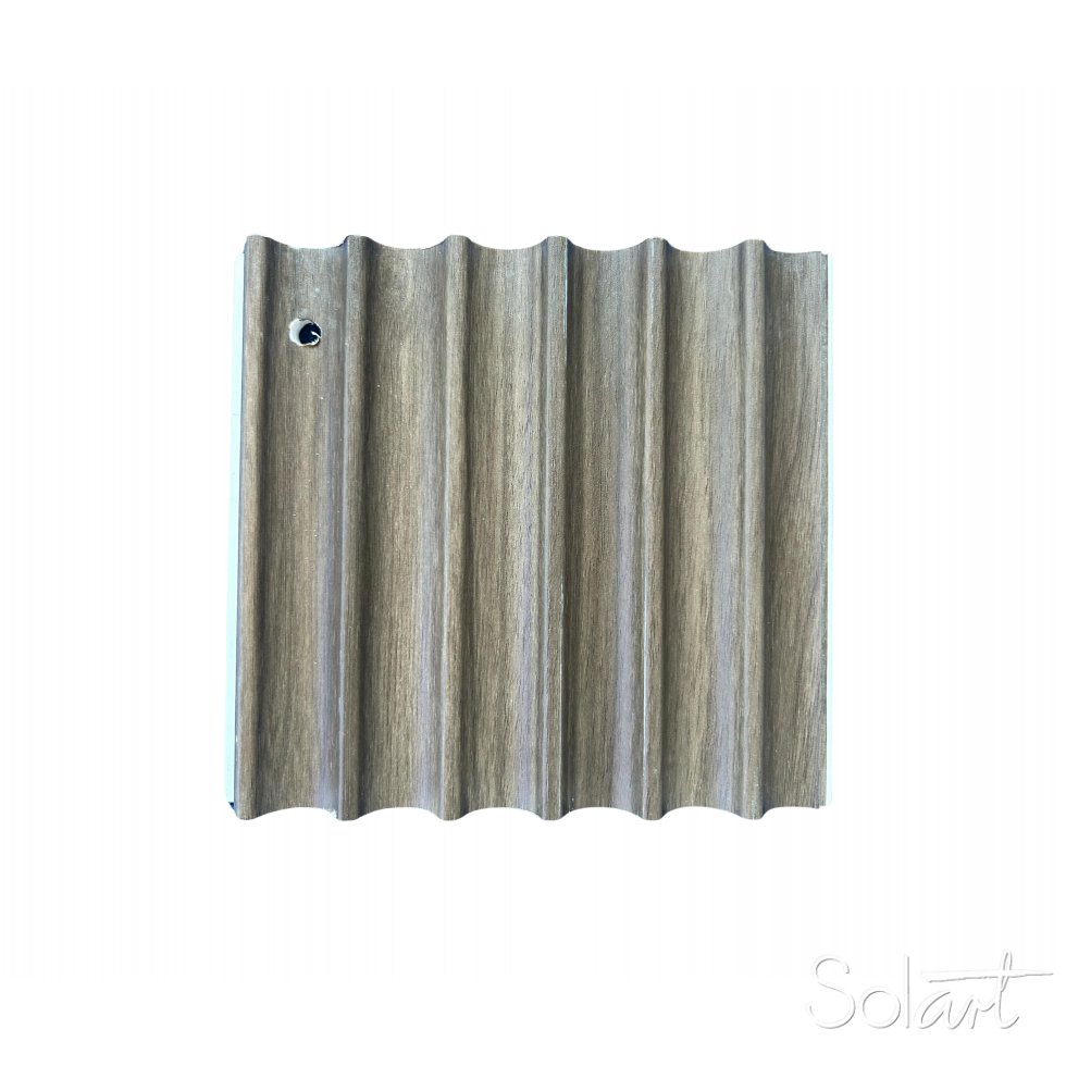 Lambrin Int. Panel Ondulado Nogal Humo 